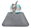 Double Layer Cat Litter Mat — Gray, Large — selected variant
