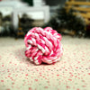 Braided Rope Ball Dog Toy — Pink — selected variant