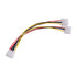 IDE 4Pin Male to 2 Way 4Pin Female Splitter PC Case Fan Power Adapter Cable